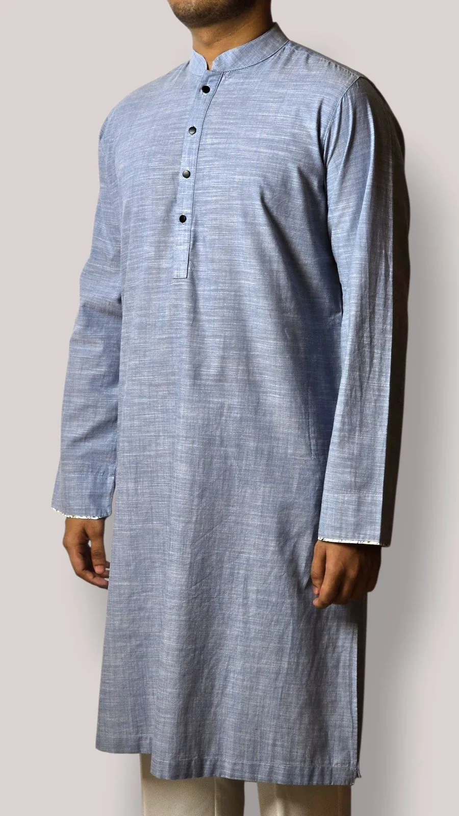 Blue Panjabi front view
